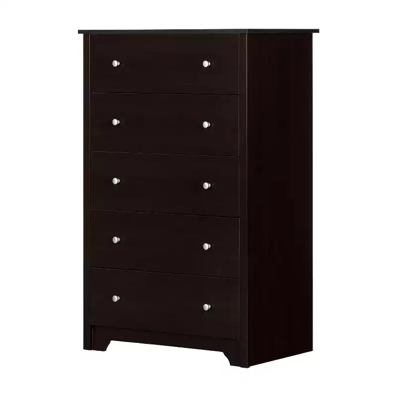 5-Drawer Chest in Soft Gray