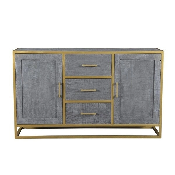 Raven Mango Wood Sideboard Buffet Cabinet