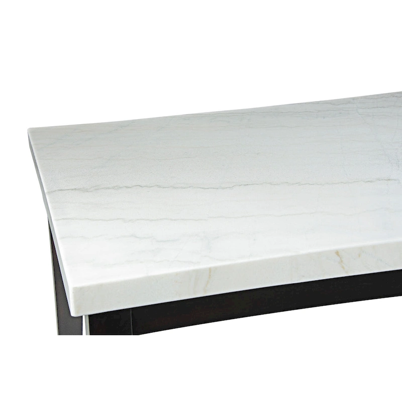 Steve Silver Winlock White Marble Dining Set