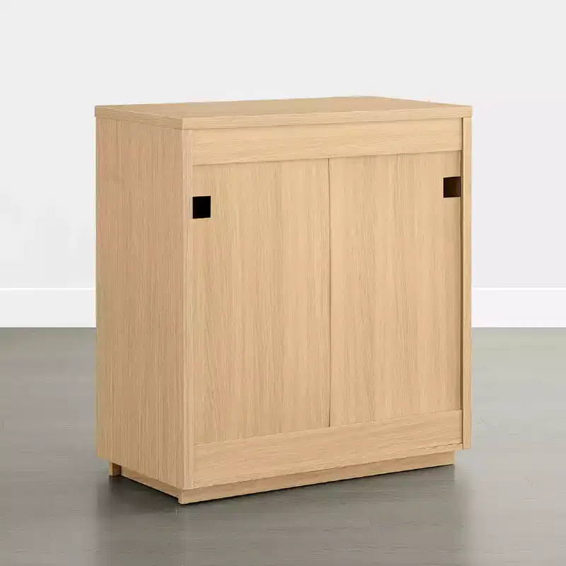 Modern Sideboard Buffet Cabinet with Wave Design