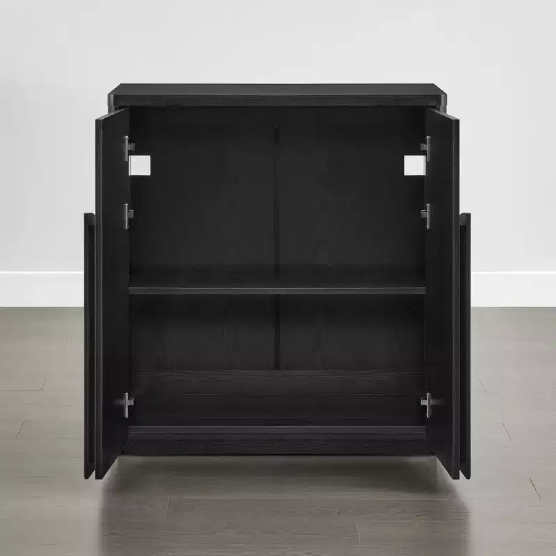 Modern Sideboard Buffet Cabinet with Wave Design