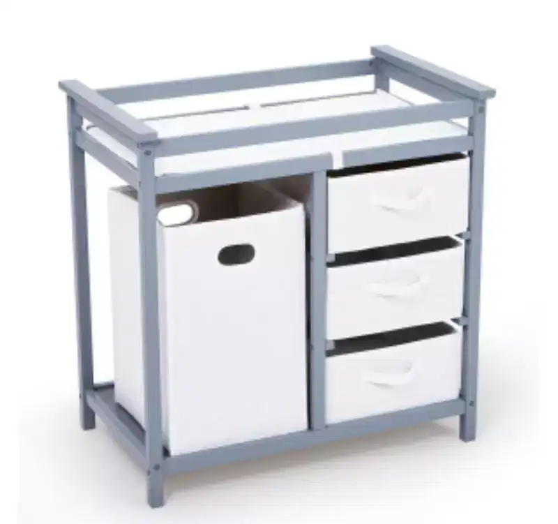 Wooden Baby Changing Table (Solid Wood)