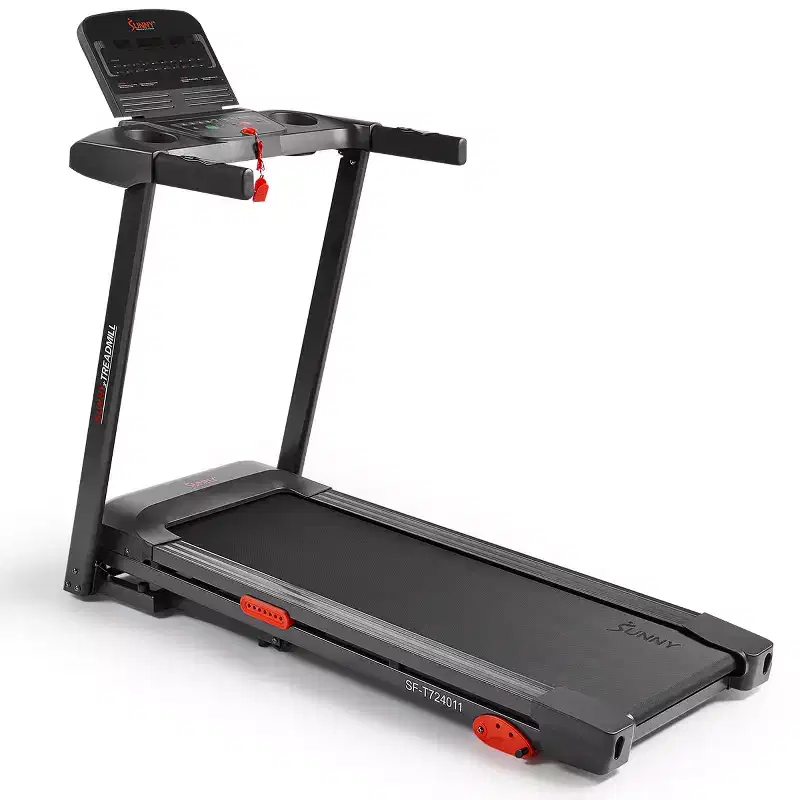 Sunny Health & Fitness Active 300 Smart Treadmill with Wi-Fi, 3Level Manual Incline, Shock Absorption & SunnyFit App Connectivity