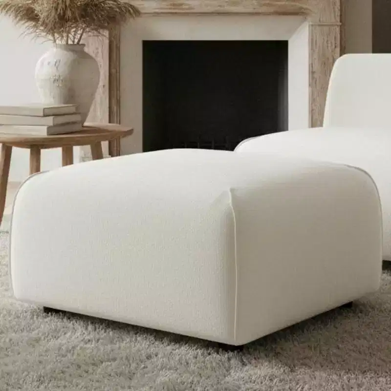 Christopher Knight Home Philomena Modern Upholstered Square Ottoman