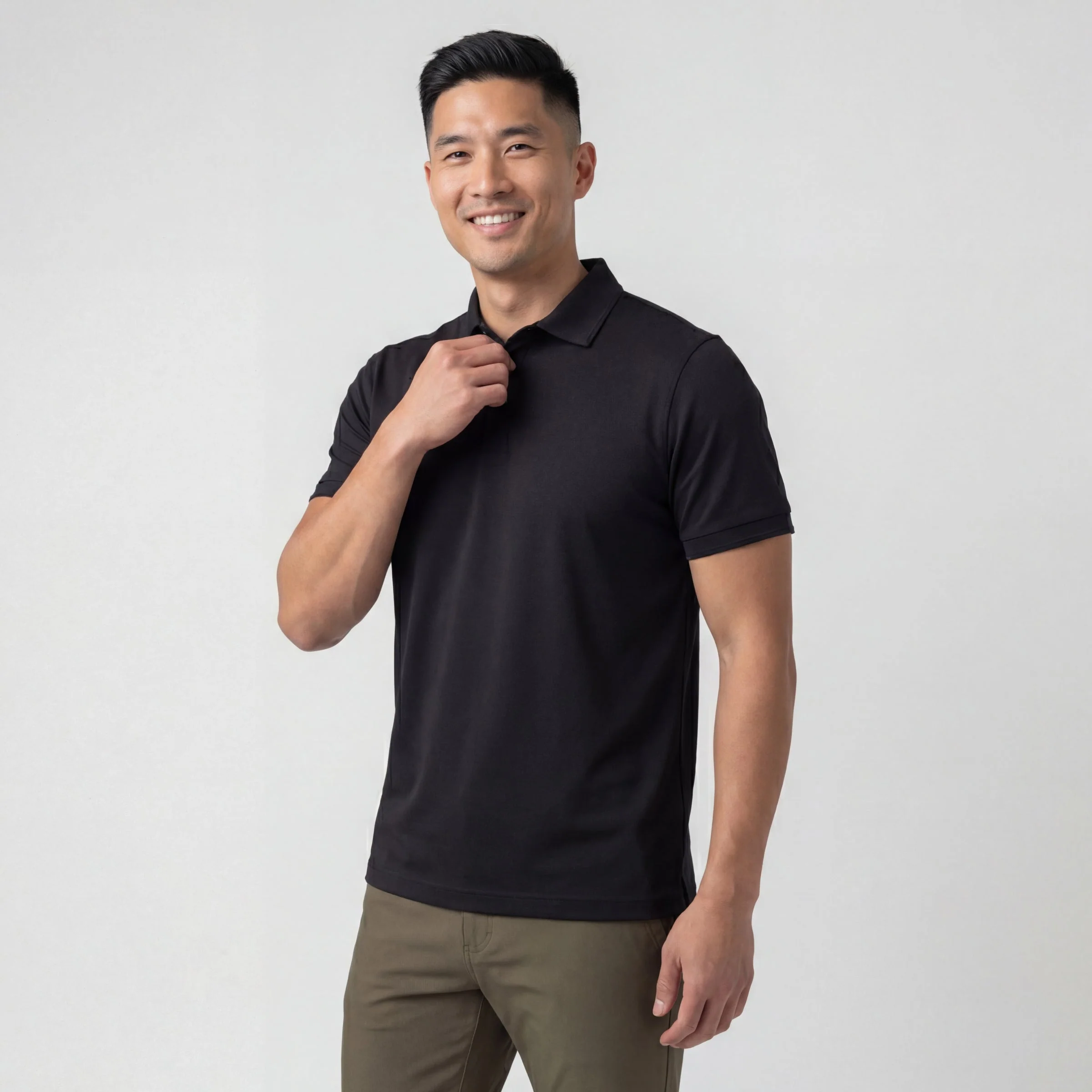 Piqué Polo - True Black