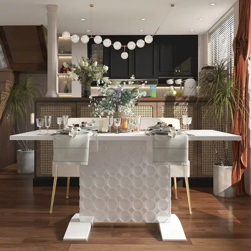 Round Pedestal Dining Table, 36x36 Inch (Multiple Finish Options)