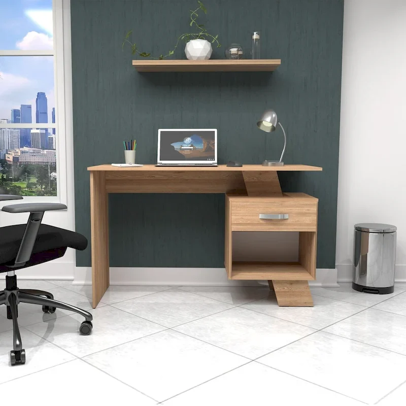Asymmetrical Writing Desk by Inval