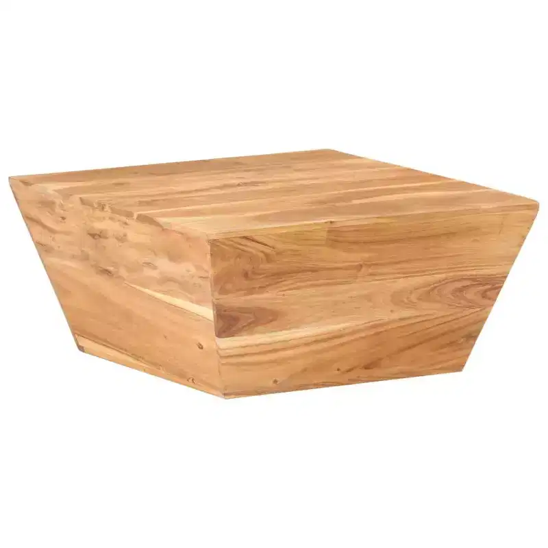 vidaXL Coffee Table V-shape Side End Table Living Room Sofa Table Solid Wood