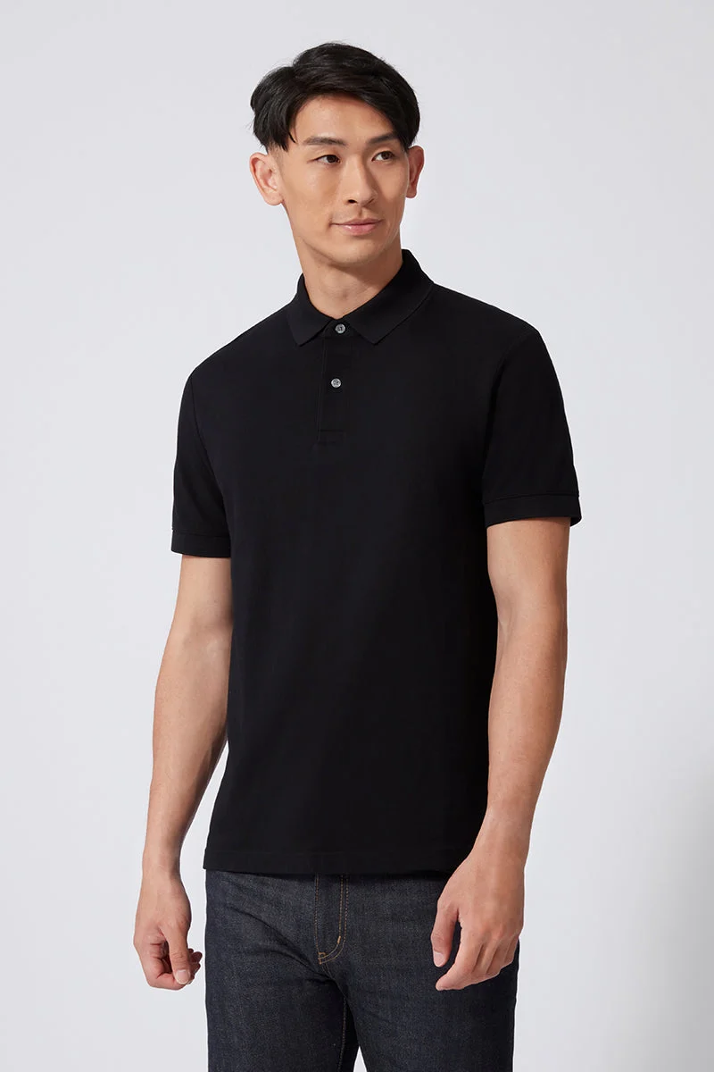 Pique Polo | Black