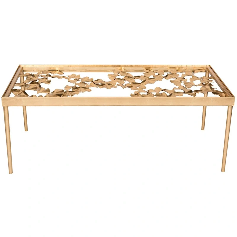 Antique Gold Leaf Coffee Table 48