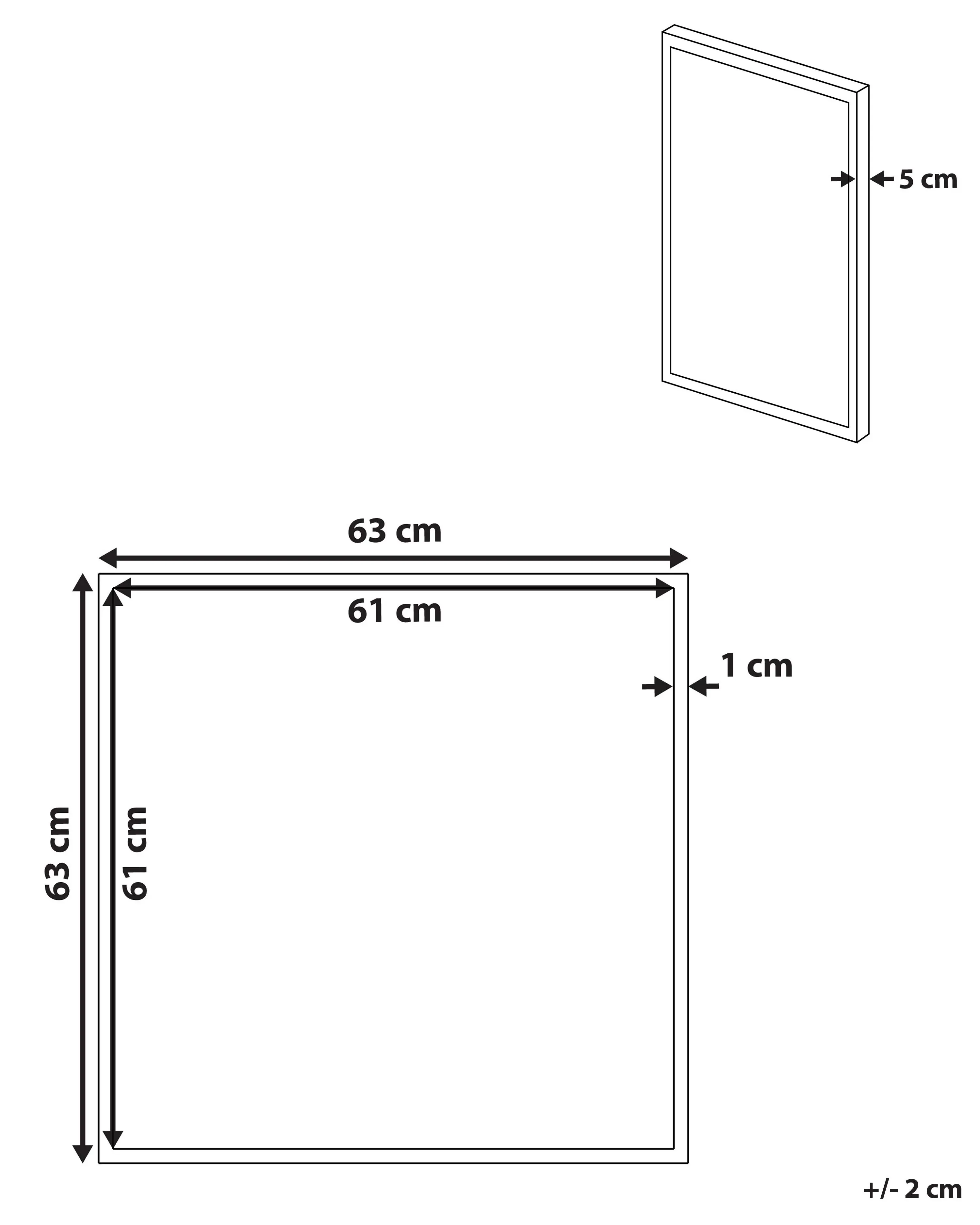Stampa su tela Motivo per bambini 63x63 cm Rosa