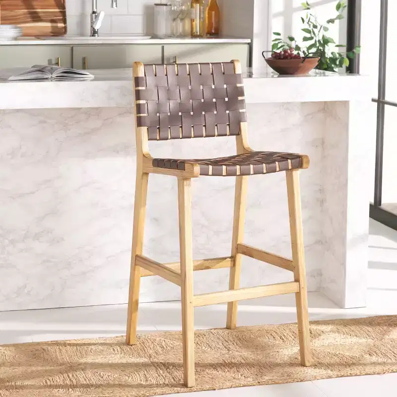 Leather Bar Stool