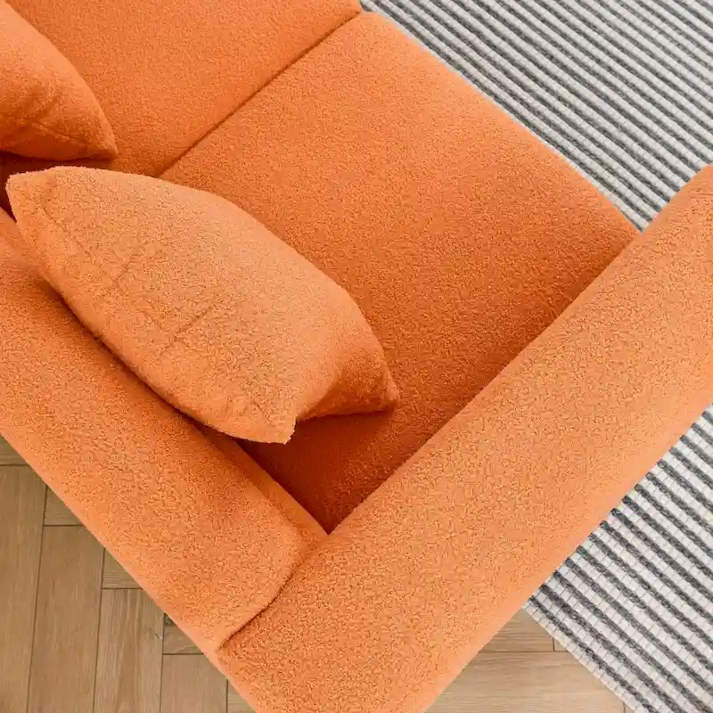 Fabric 3-seater Sofa with 3 Pillows