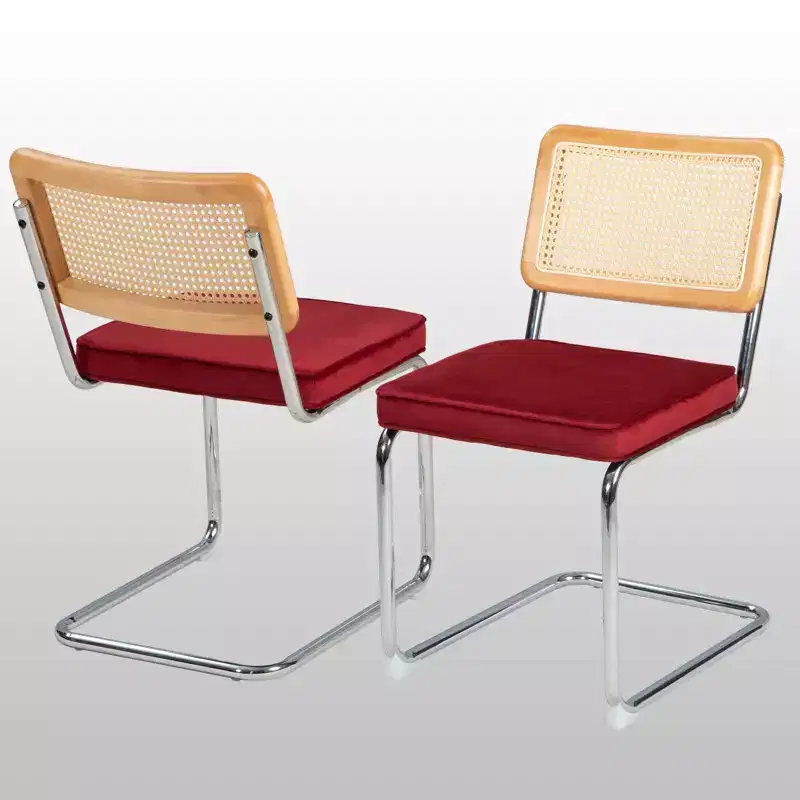 UPTIOT Velvet Upholstered Side Chair (Set of 2)