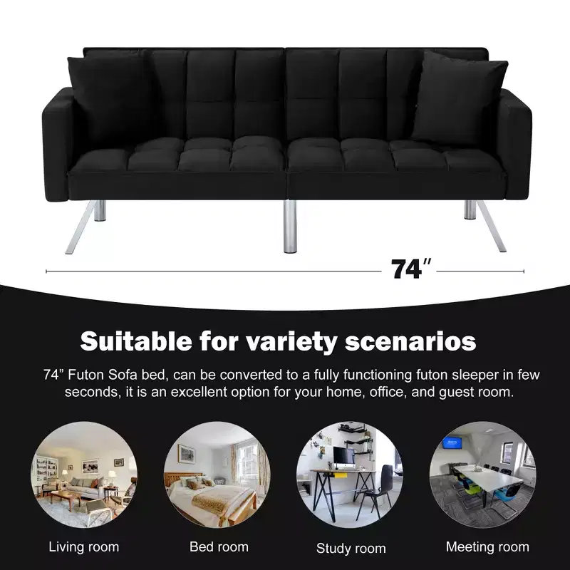 MAYEERTY Modern Upholstered Loveseat Couch Sofa or Living Room