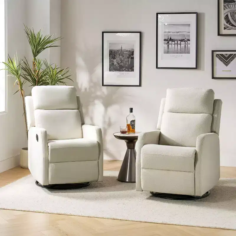 Nestor Swivel rocker Recliner Set of 2 With Swivel Function| ART OF LIVING DESIGNS