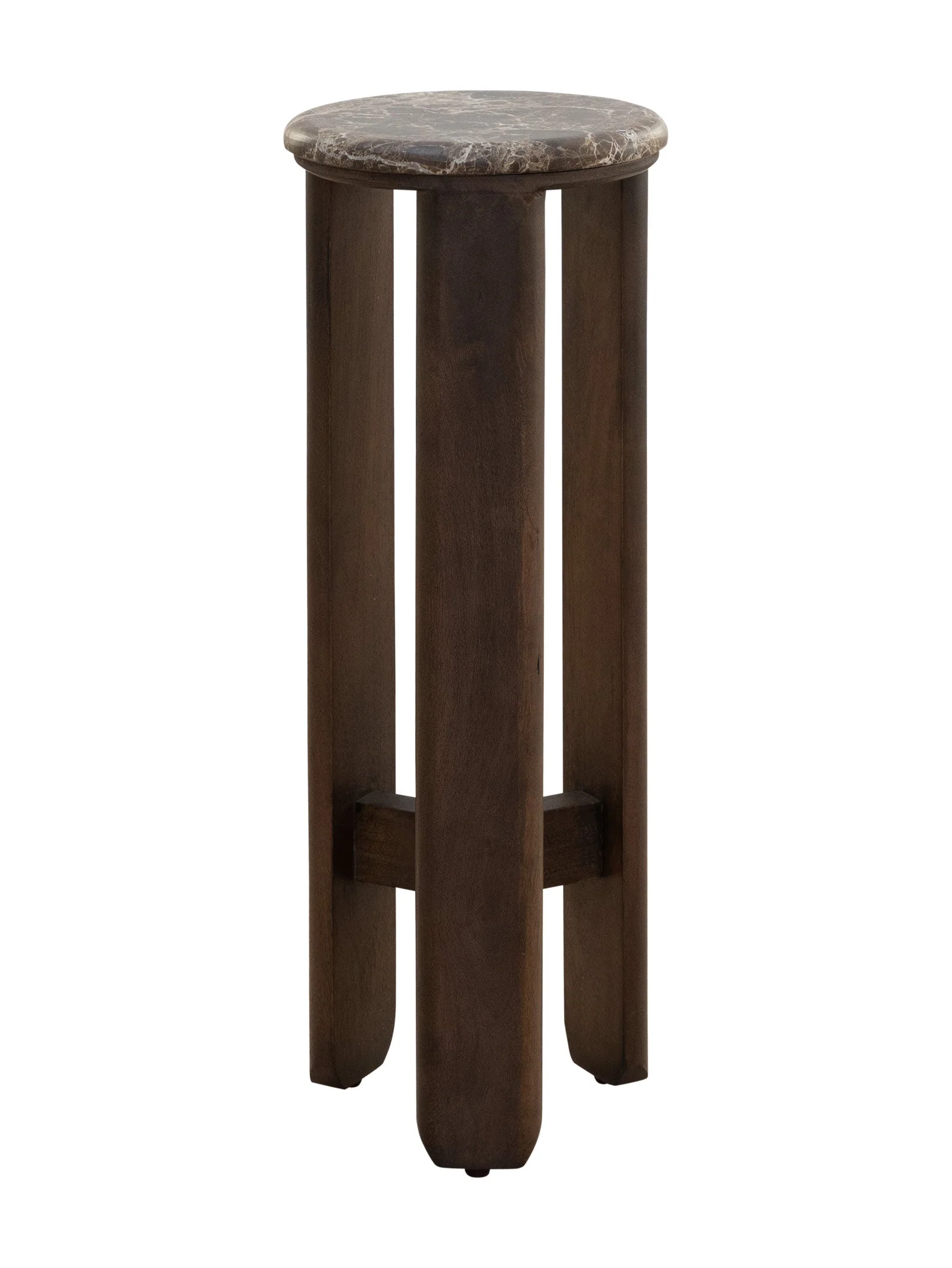 Contemporary Marble Side Table for Living Room
