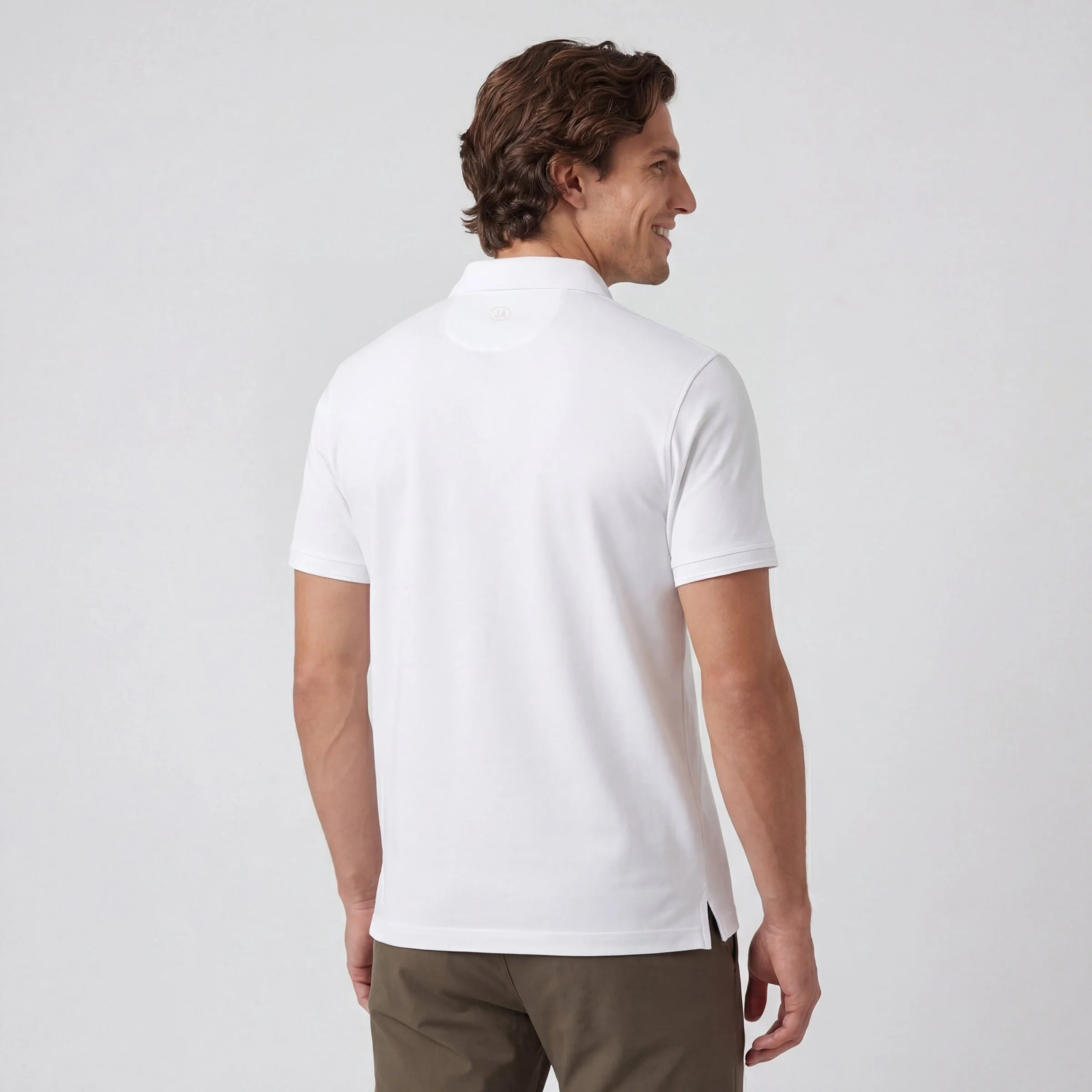 Piqué Polo - True White