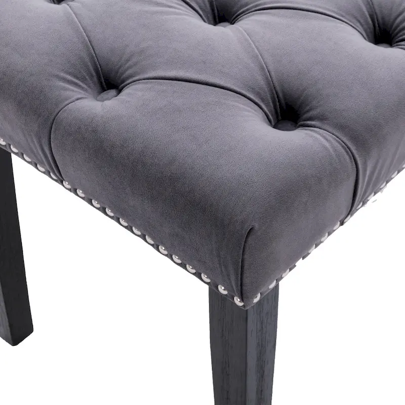 Upholstered Tufted Bench Ottoman Accent Bench