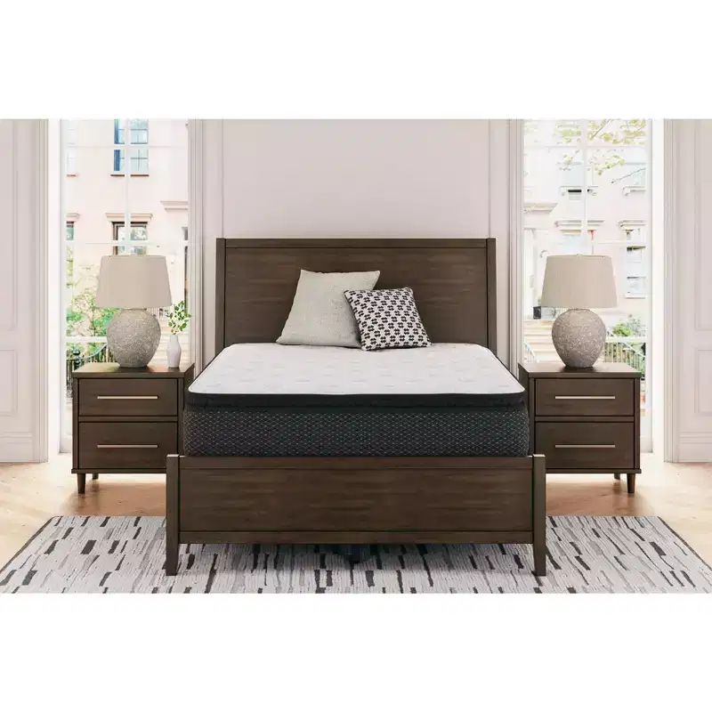 Signature Design by Ashley Limited Edition 13 Pillow Top Hybrid Mattress with Lumbar Support Gel Memory Foam