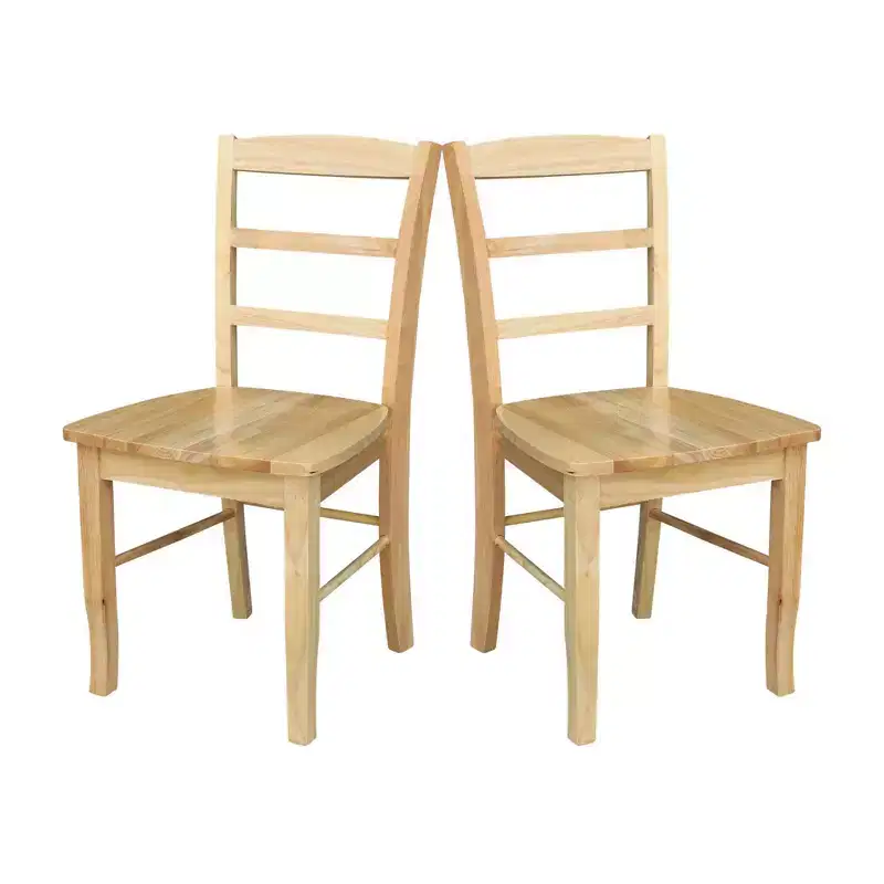 Set of 2 Madrid Ladderback Chairs - International Concepts