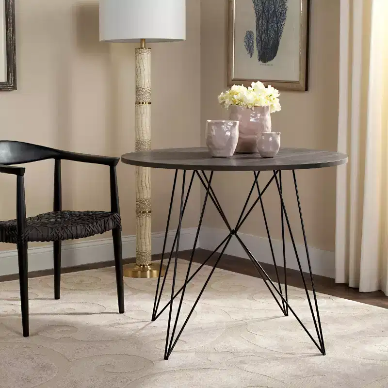 Marino Dinning Table - FOX4260 - Dark Grey - Safavieh Couture