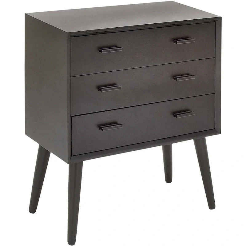 Modern 3-Drawer Chest - 24 x 12 x 28