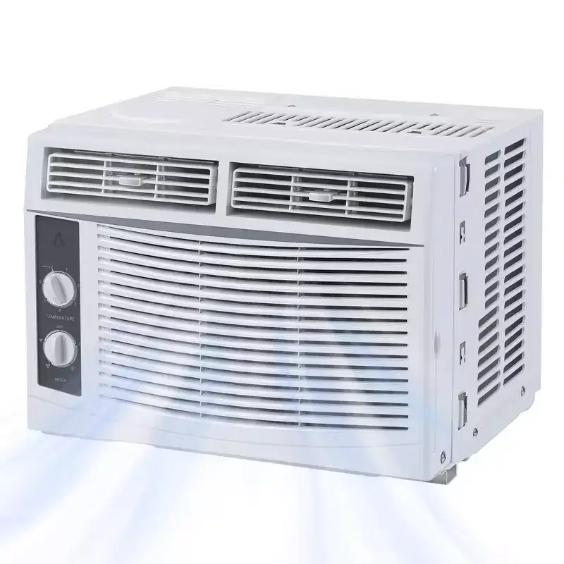 5000 Btu Air Conditioner Window Unit, Fast Cooling to 150 Sq.Ft. Window Ac Unit With Easy-to-Use Mechanical Controls