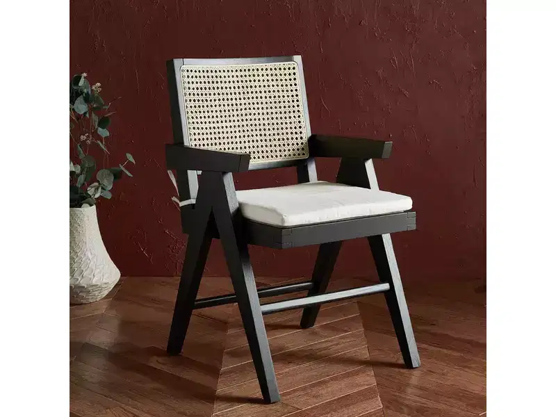 Colette Rattan Armchair - SFV4136 - Safavieh Couture