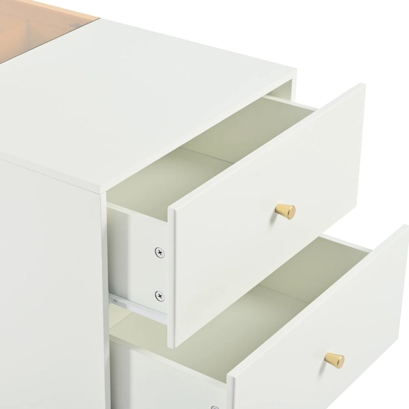 Modern Luxury Multi-Functional Island Vanity Dresser