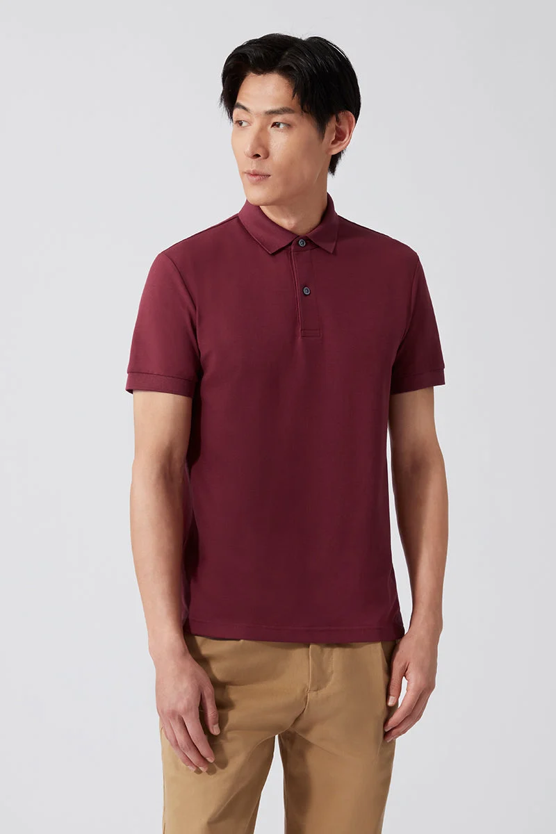 Polo Shirt | Burgundy