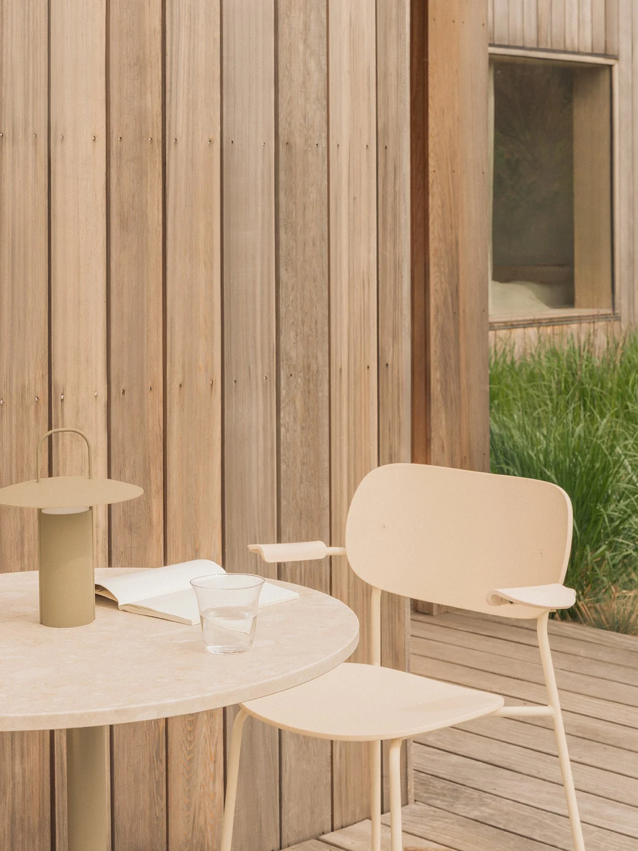 Outdoor Dining Chair in Recycled Plastic ¨C Stackable, Weather-Resistant