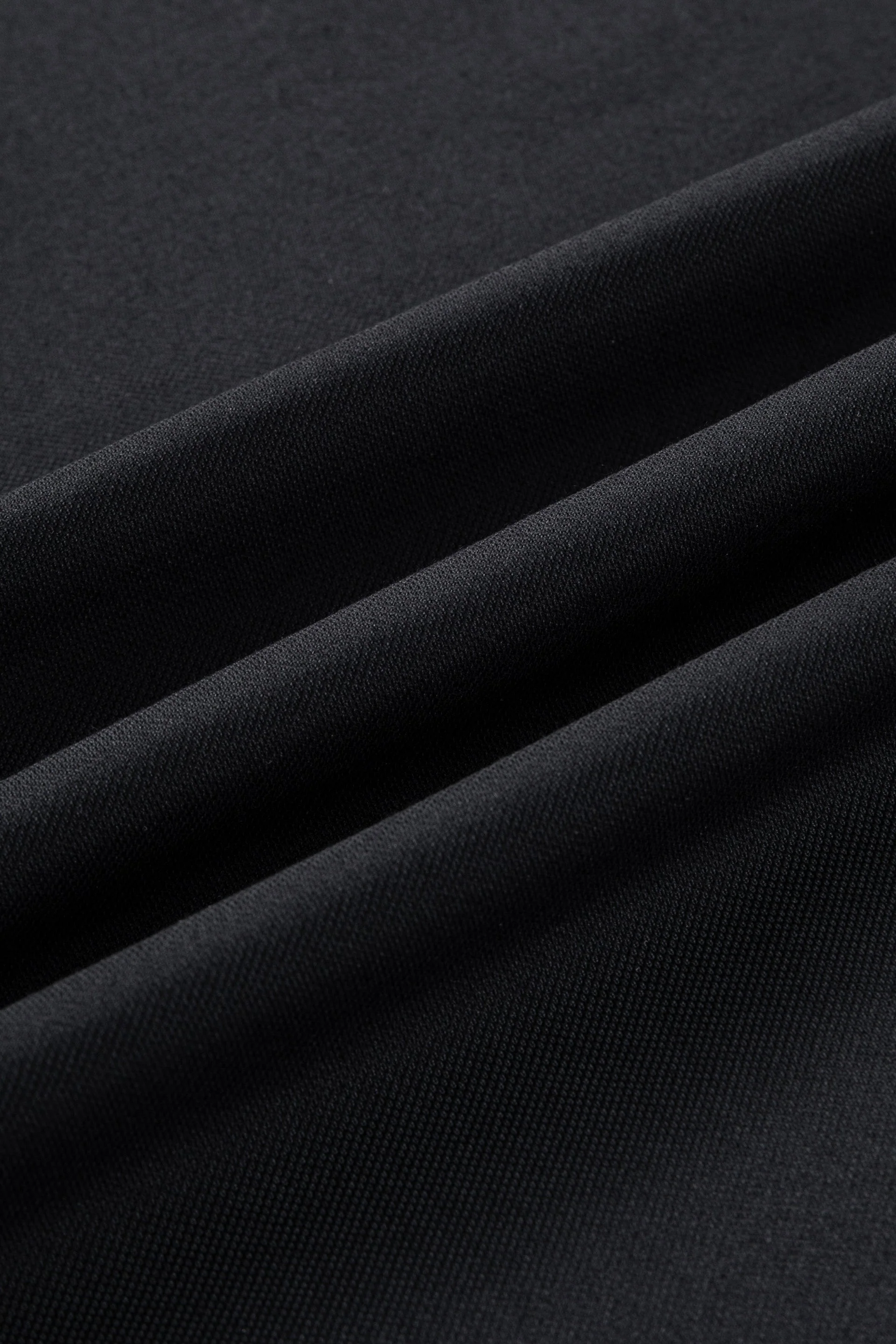 Sharp Pique Polo – Black
