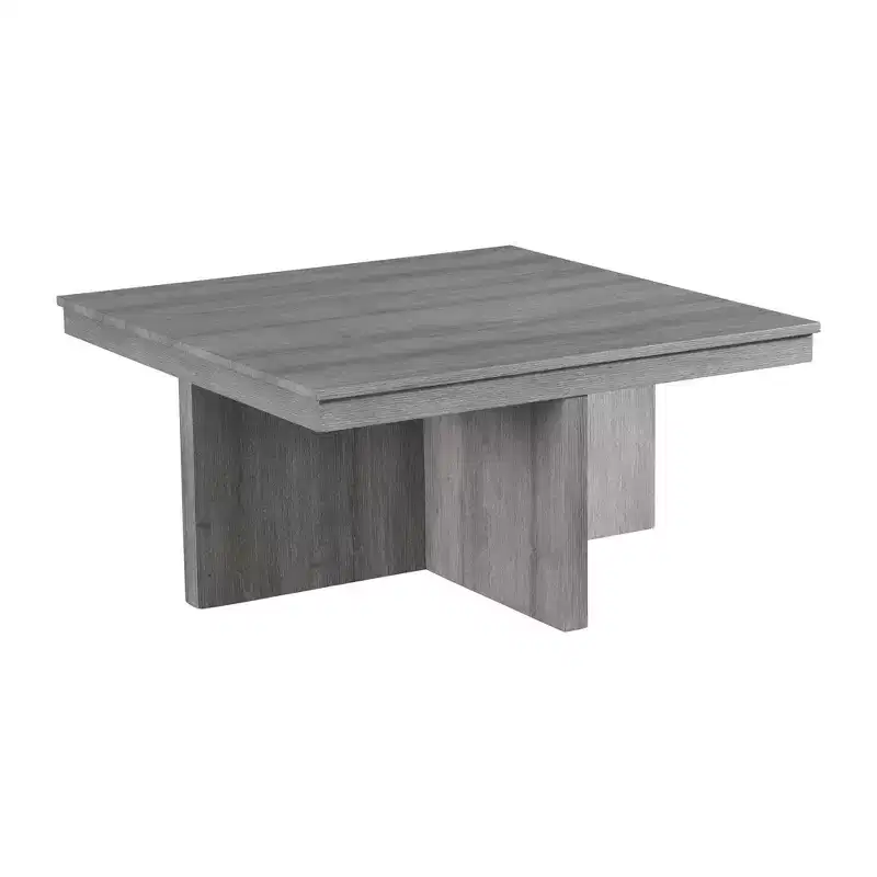 Dawson Coffee Table with 4 Storage Stools Gray - Picket House Furnishings