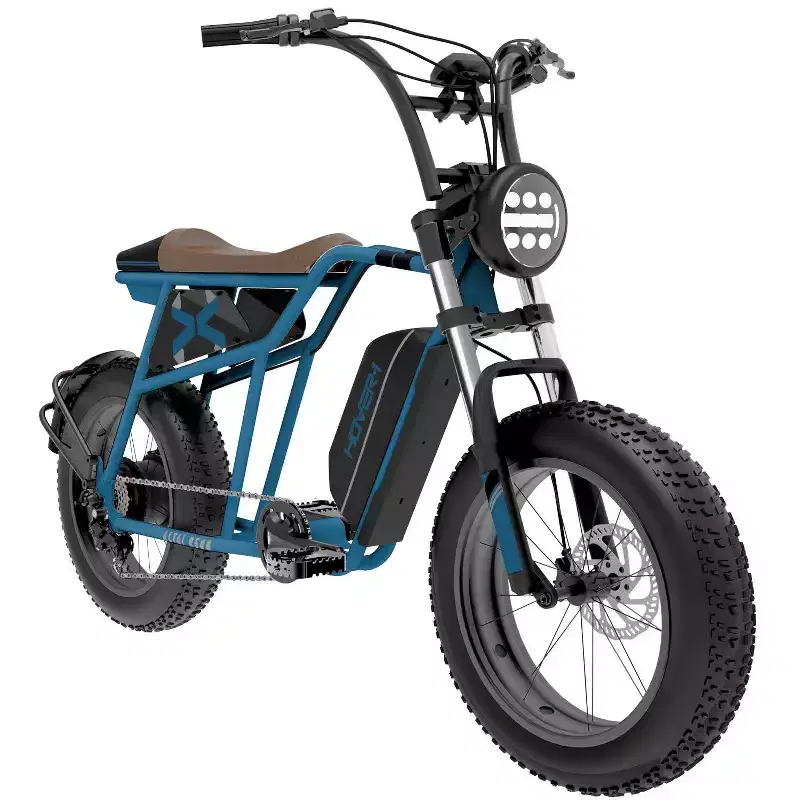 Hover 1 Adult Altai R500 20" Step-Over Electric Cruiser Bike - Blue