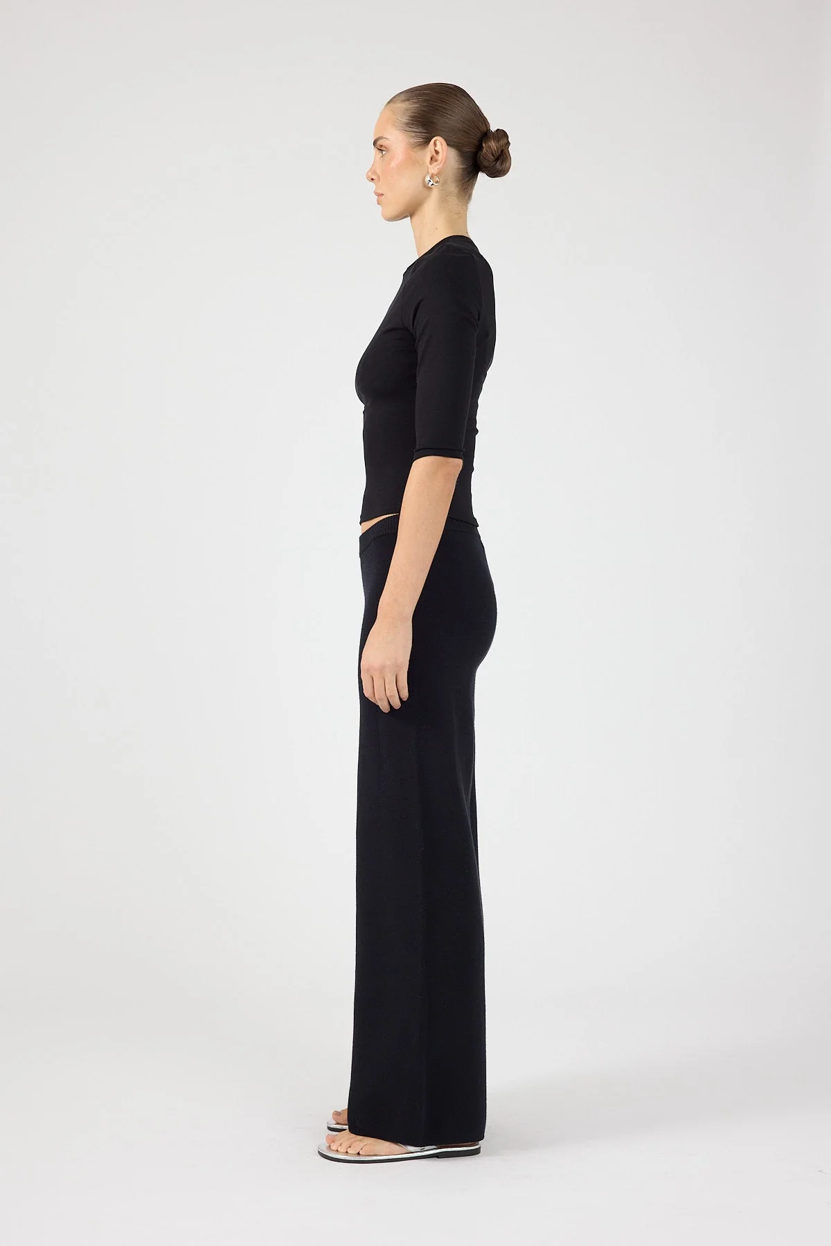Knit Pants Black