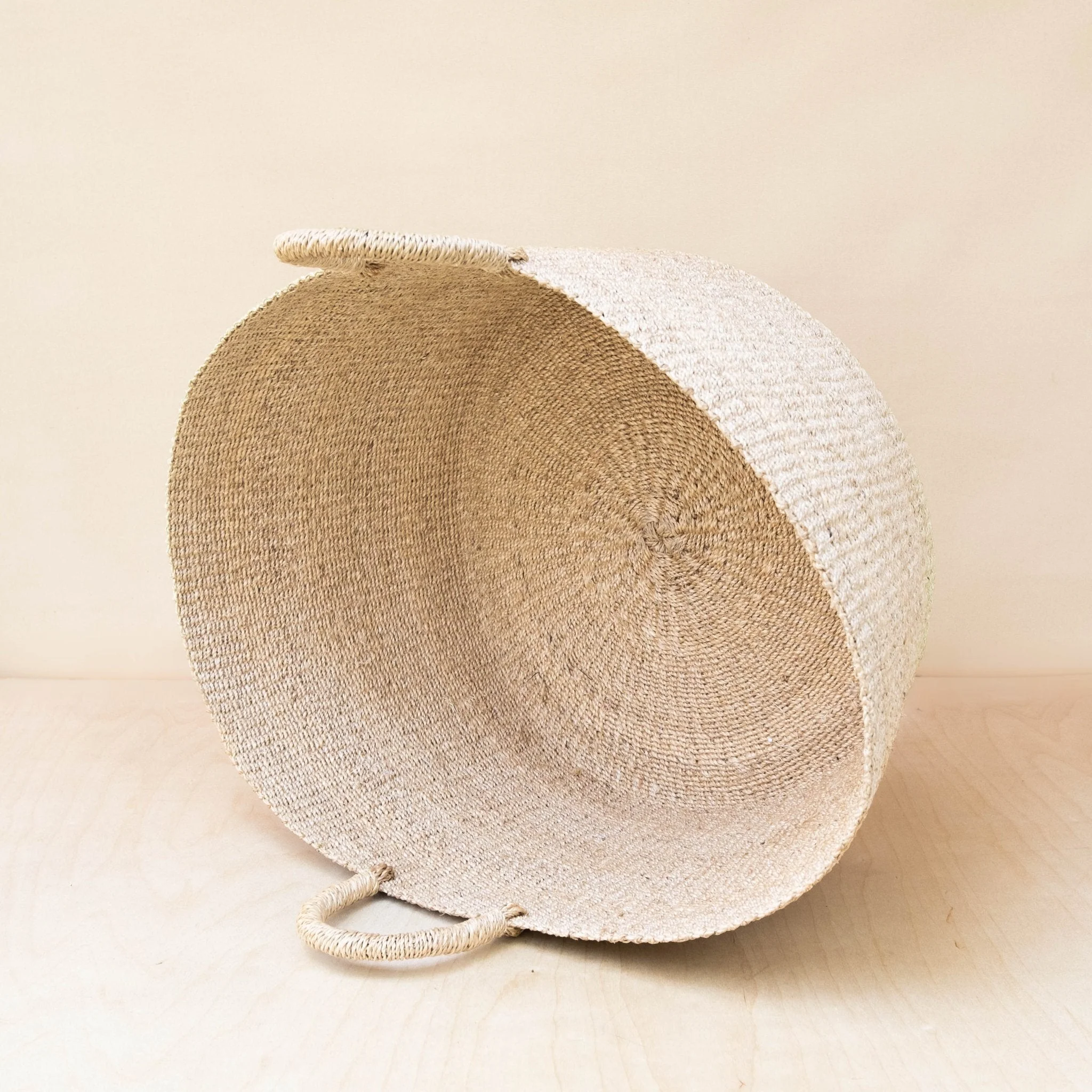 Large Round Woven Basket - Modern Baskets