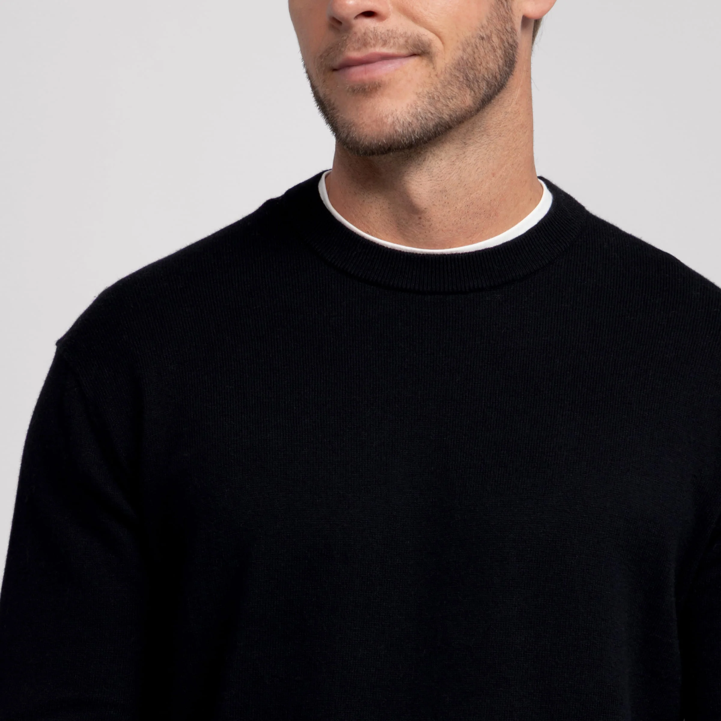 Crewneck Sweater - True Black