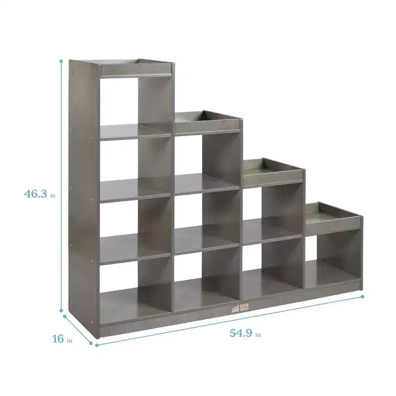 4-3-2-1 Double-Sided Cube Storage Organizer, Classroom Furniture