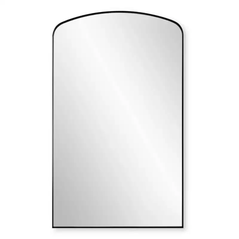 Matte Black 24x40 Arch Wall Mirror