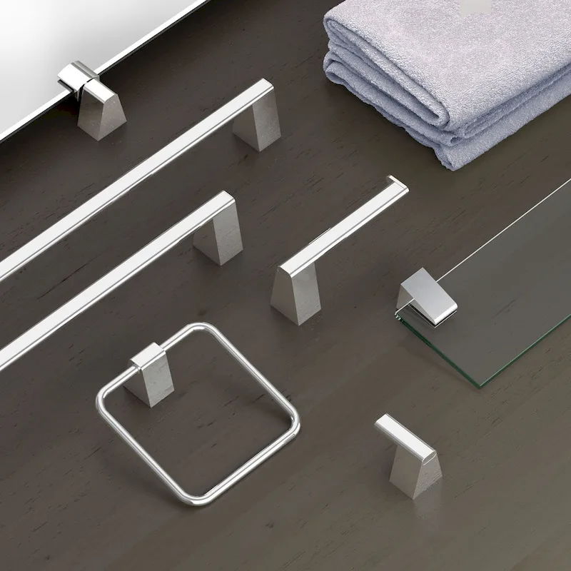 Gatco 5656 A-Line 20 Glass Bathroom Shelf