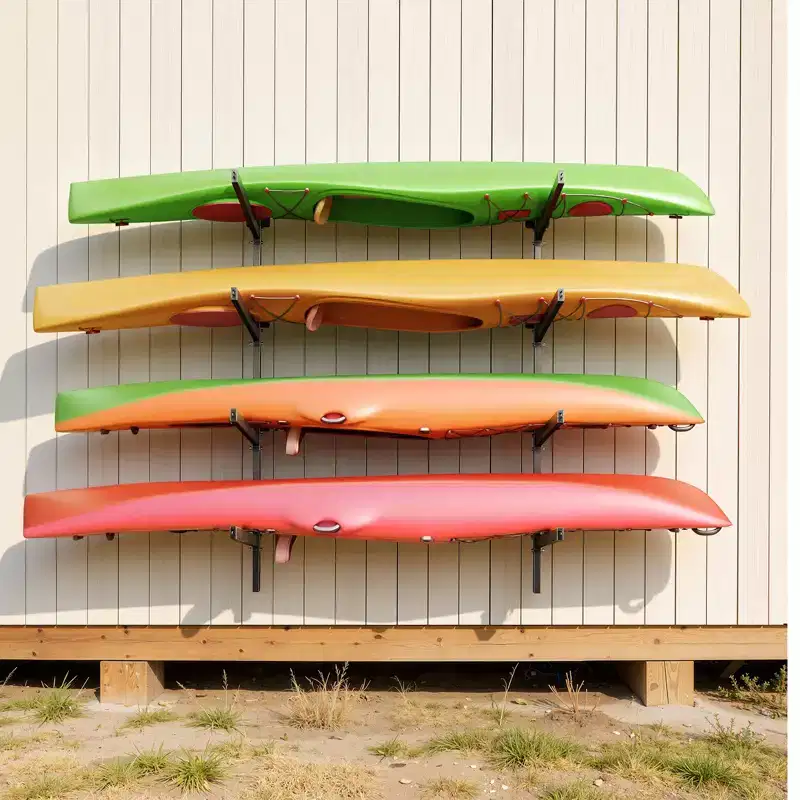 Freestanding Kayak Storage Rack for 4 Kayaks
