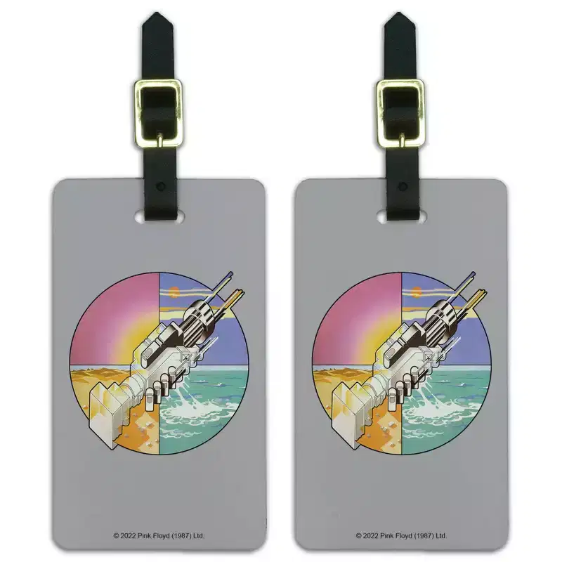 Pink Floyd Welcome To The Machine Luggage ID Tags Set of 2