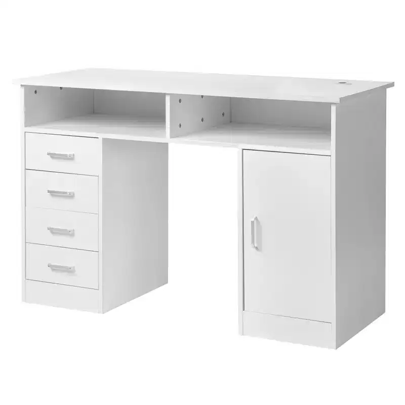 Karl Home White Computer Desk
