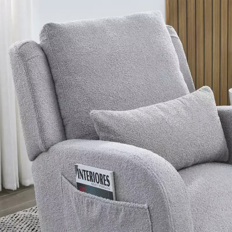 Vatros Modern Accent Chair High Backrest Lounge Chair Armchairs Rocking Chair