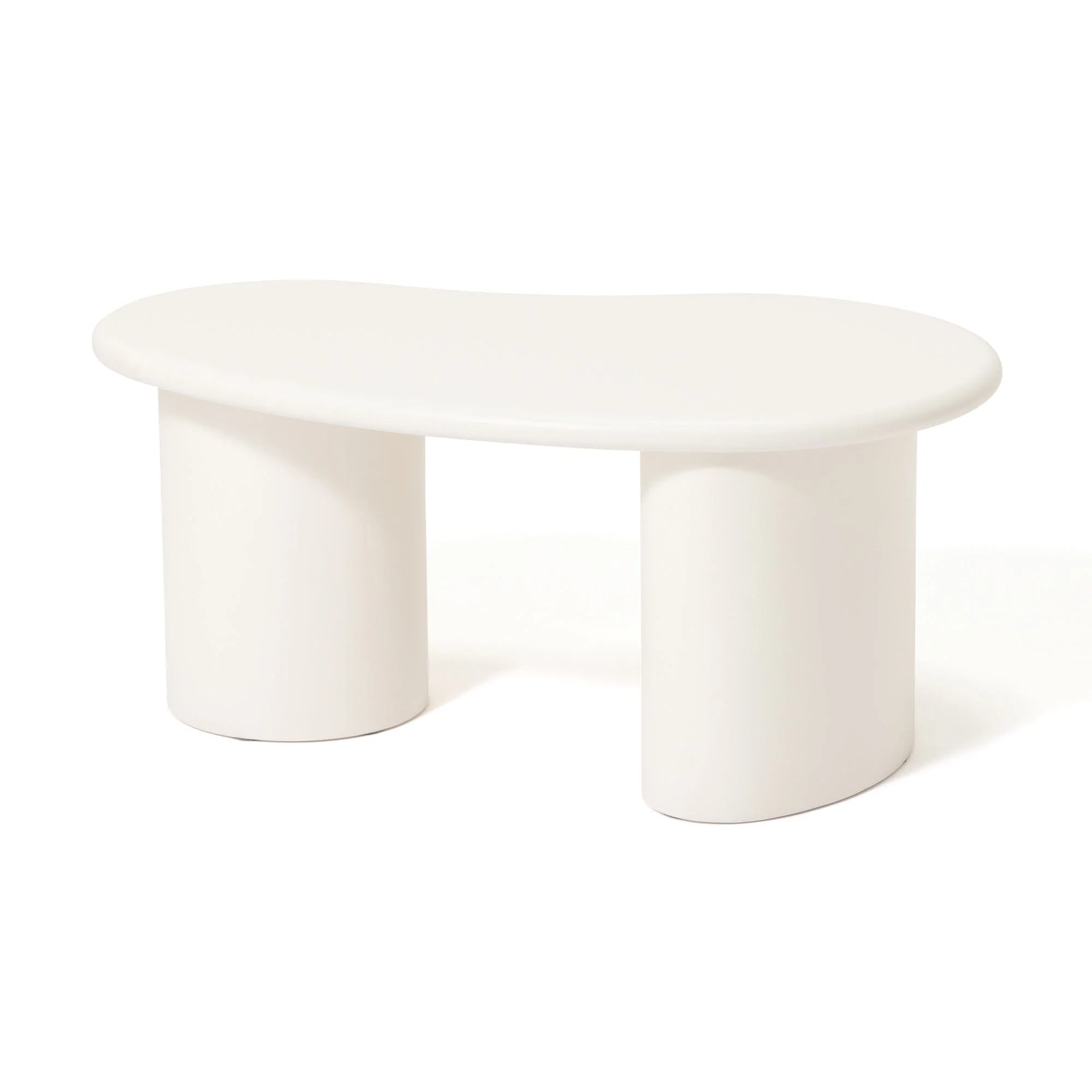 White Oval Coffee Table
