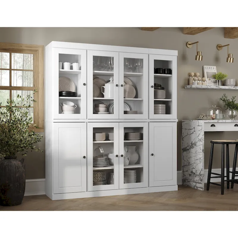 100% Solid Wood 65 Kitchen China Pantry Buffet by Palace Imports - 65 x 71.5