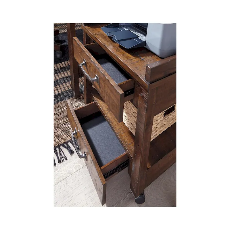 Rustic Brown Casual Printer Stand