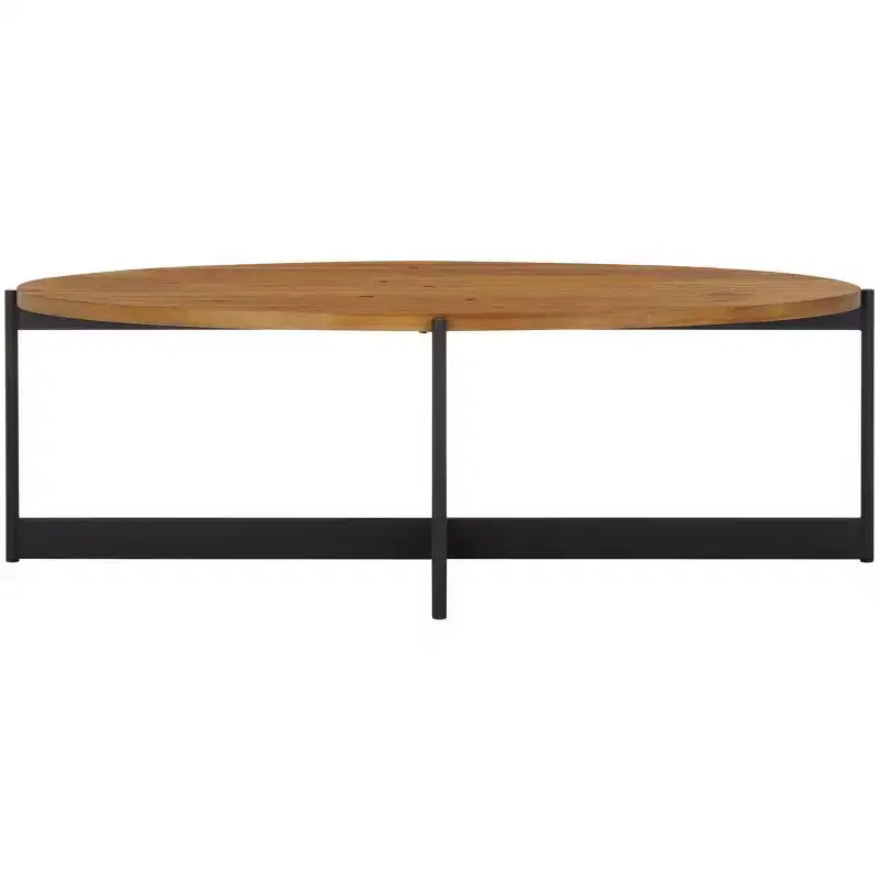 Digby Coffee Table - Natural Brown/Black - Safavieh