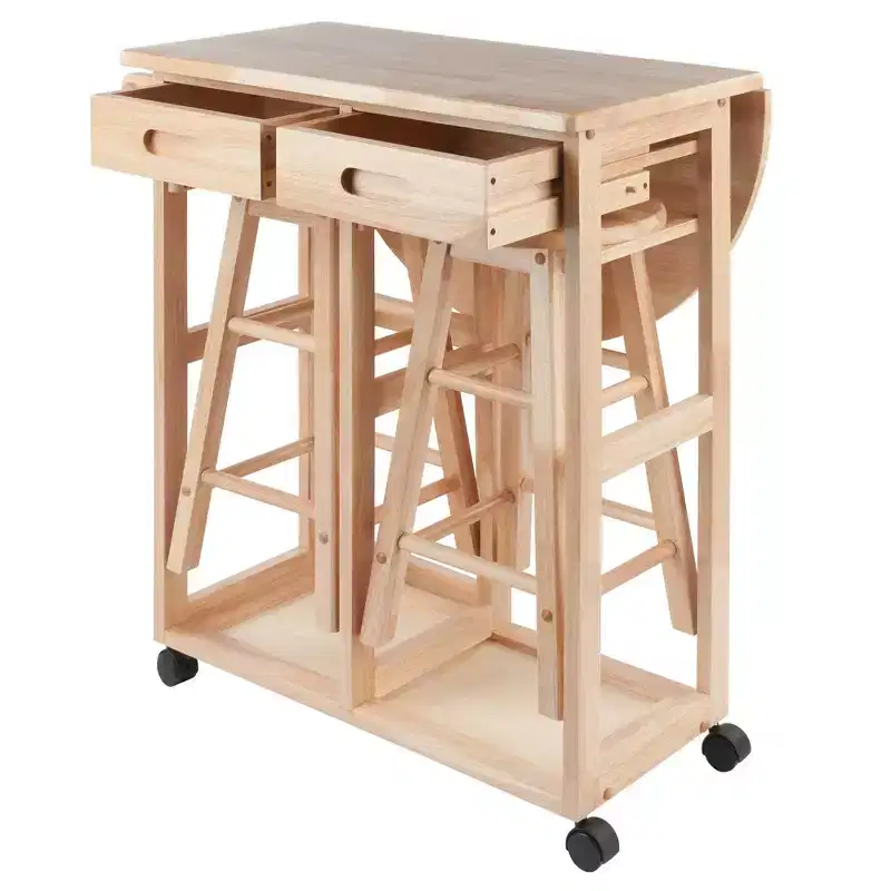 3pc Burnett Space Saver Set Beech - Winsome